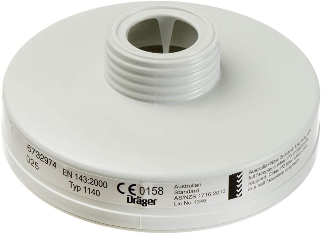Dräger Xplore Rd40 PartikelFilter 1140 P3 R für Aerosole/Partikel 1 STK. Ersatzfilter für